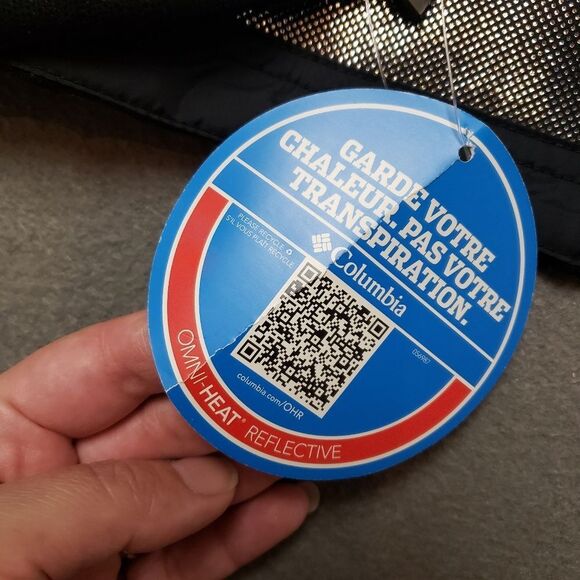 Columbia Omni-Heat waterproof black moto jacket, size large Faux Leather Sz L - Picture 5 of 14